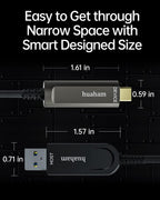 Fiber Optic USB A to USB C Cable 10m, 10Gbps High Speed Type C 3.1 Cable for Webcam,VR/AR,Camera,TV,Laptop etc