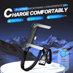 USB A to USB C Cable, Charger Cord (4.9FT), 65W Braided Fast Charge Cable with Built-in Phone Stand T-Shaped Foldable for iPhone 17 Series,Samsung Galaxy Note 10/S10+ S10, LG V30 (3 Pack)