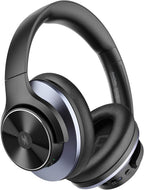 OneOdio A10 Hybrid Active Noise Cancelling Headphones [62 Hrs Playtime] Wireless Bluetooth Over Ear Headphones with Hi-Res Audio, Transparency Mode, Deep Bass, CVC 8.0, for Travel PC Home Office