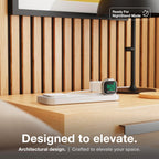 NOCO XGrid XDP3: 3-in-1 Wireless Charging Pad – Charging Station for iPhone, Apple Watch, and AirPods – MagSafe Compatible, Qi2 Certified – Includes 45W USB-C Wall Charger and 6.5-Foot USB-C Cable